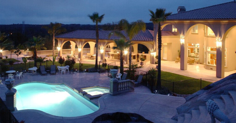 Luxury home with a pool