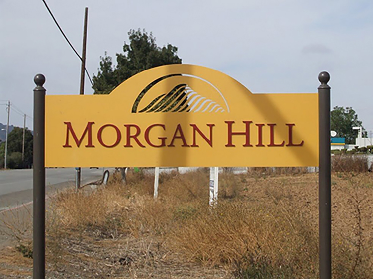 Morgan Hill sign