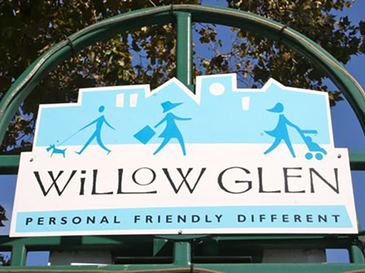 Willow Glen community sign