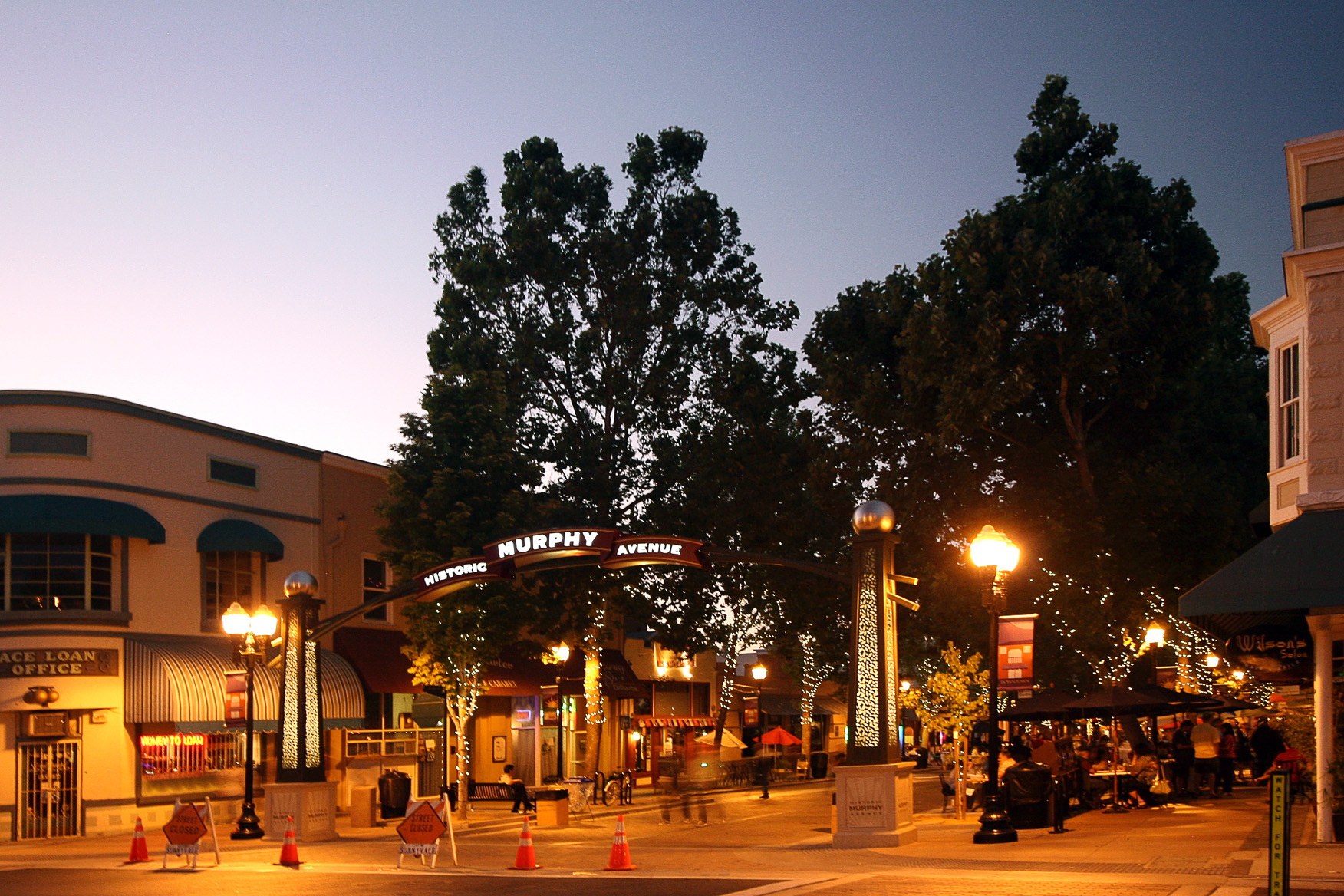 Milpitas City Hall at Night